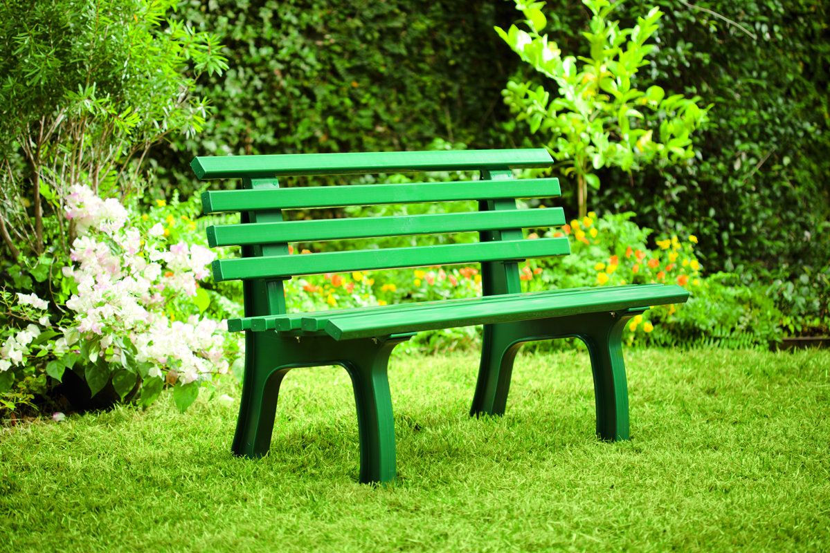 Plow & Hearth Resin Park Bench & Reviews Wayfair
